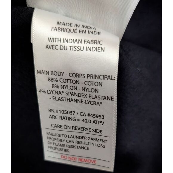 ARIAT Men's CAT 4 FR Canvas Stretch Jacket -Grey NWOT - Picture 13 of 16